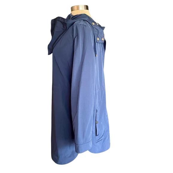 Loft Deep Space Blue Modern Anorak Jacket / Coat Hooded SMALL Outdoors Camping - Picture 6 of 10